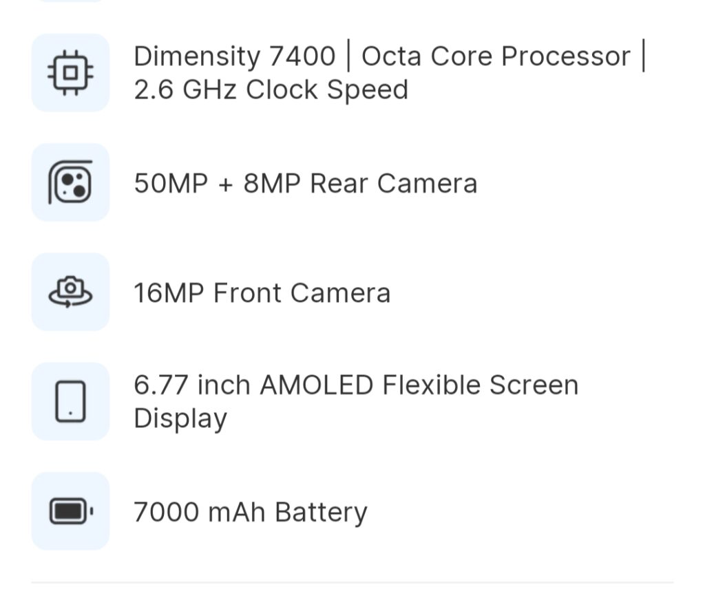 Realme P4 5G Features